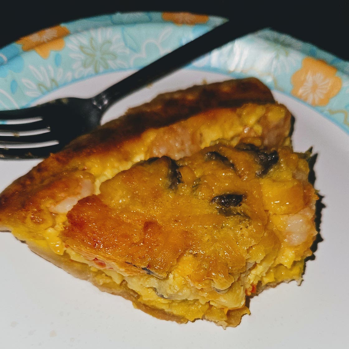 Shrimp and Vegetable Quiche