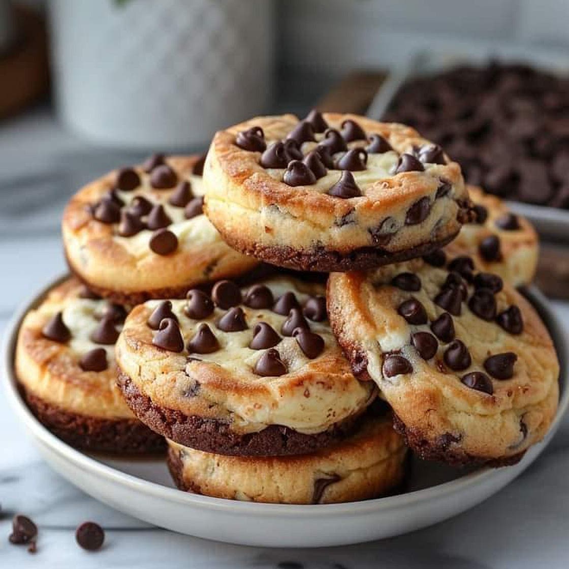 Chocolate Chip Cheesecake Cookies