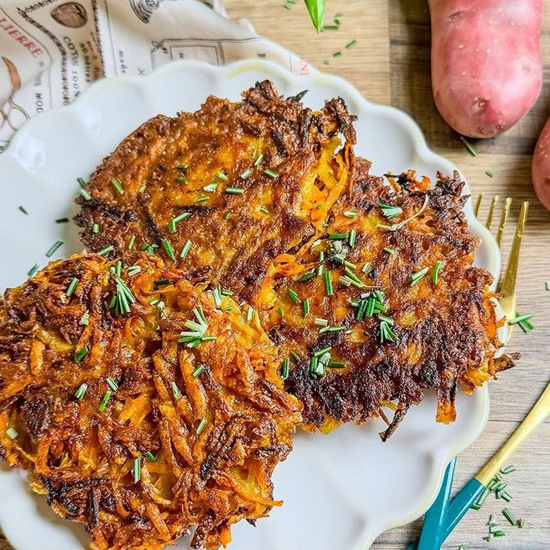 ROSTI DE CAROTTE ET POMME DE TERRE