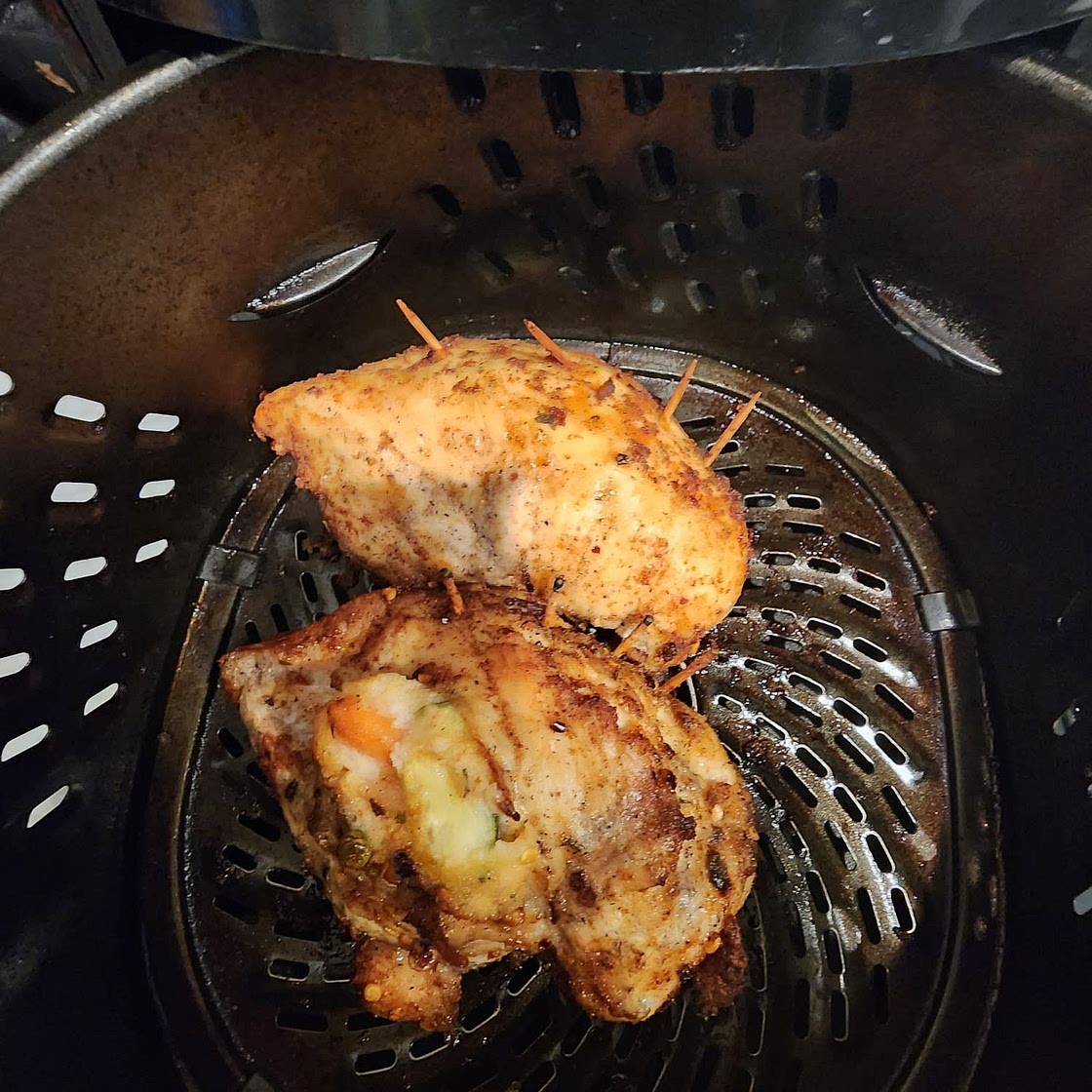Air Fryer Stuffed Chicken Breast