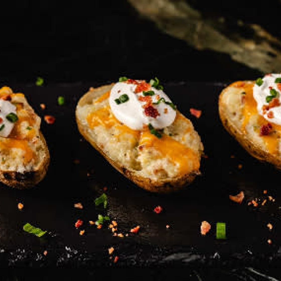 Twice baked potatoes
