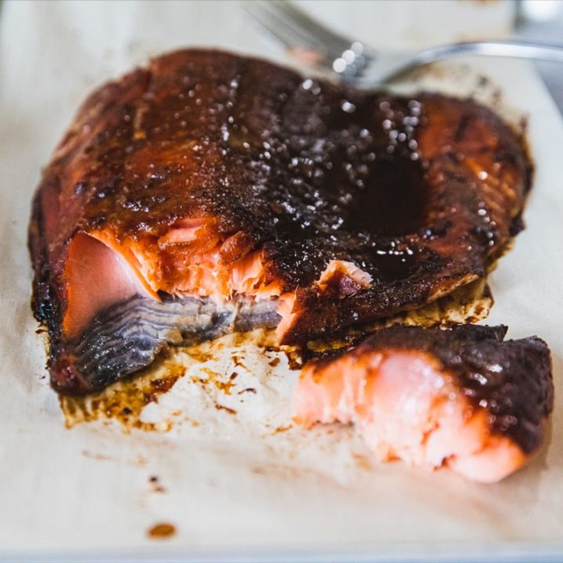 Traeger Spicy Marinated Salmon