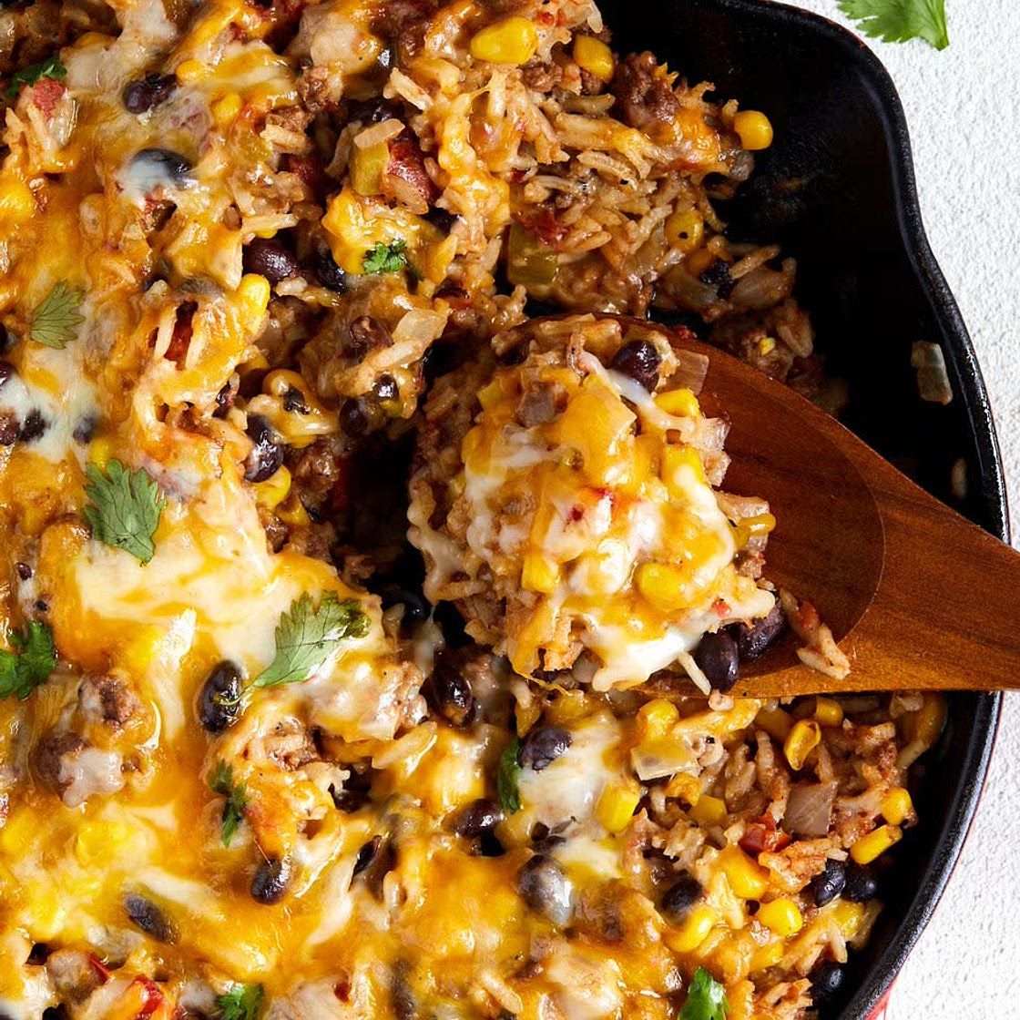 Mexican beef and rice 