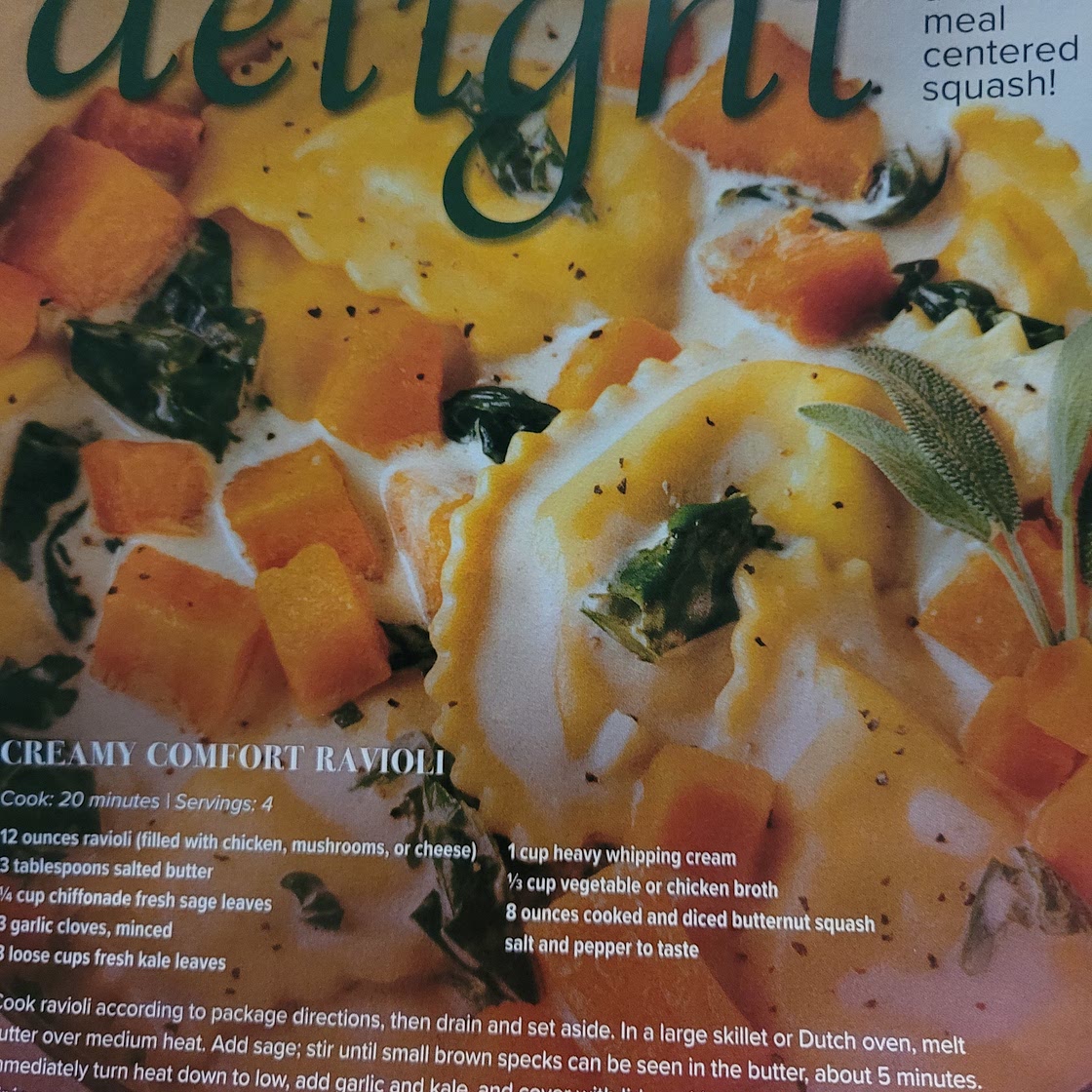 Creamy Comfort Ravioli
