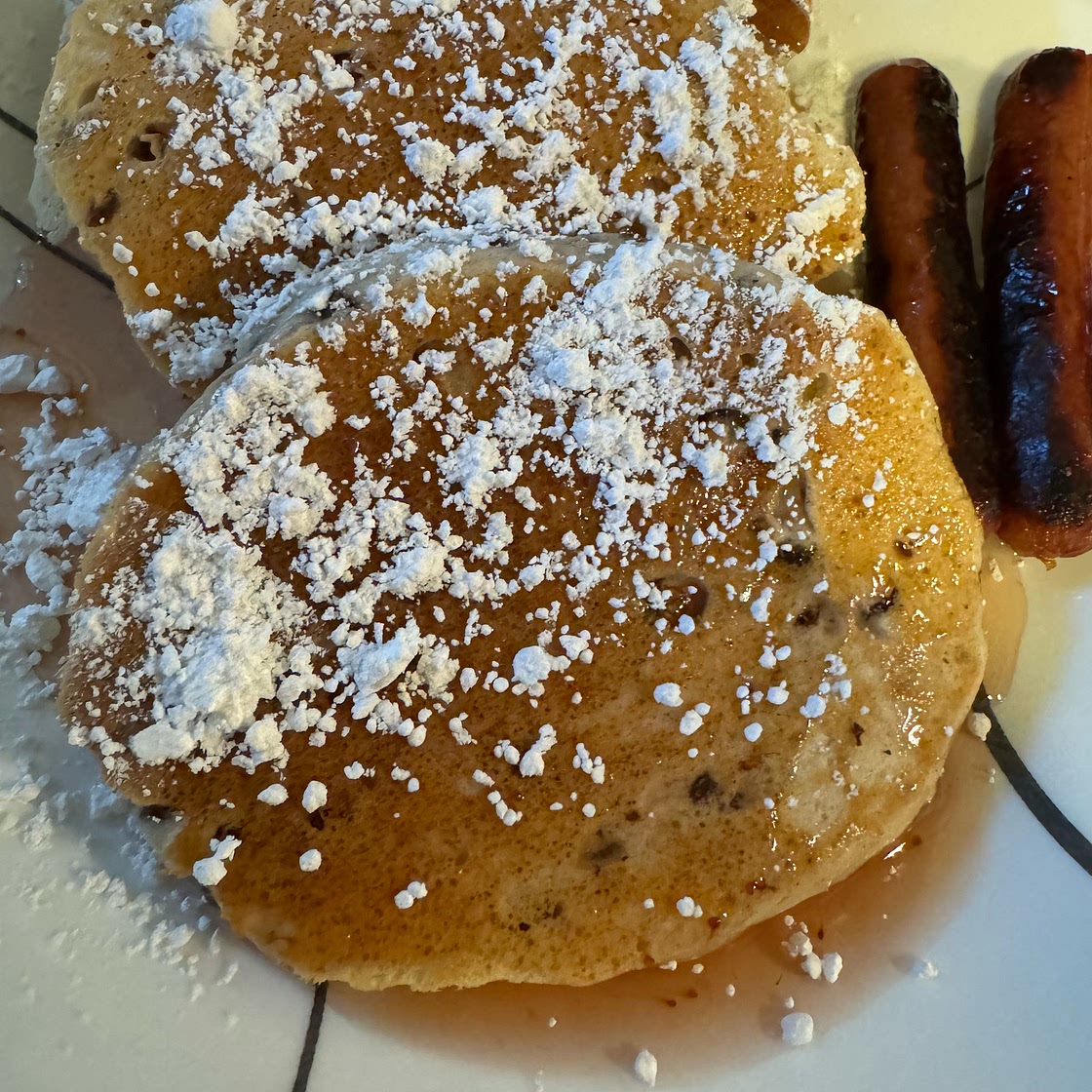 Chocolate chip pancakes