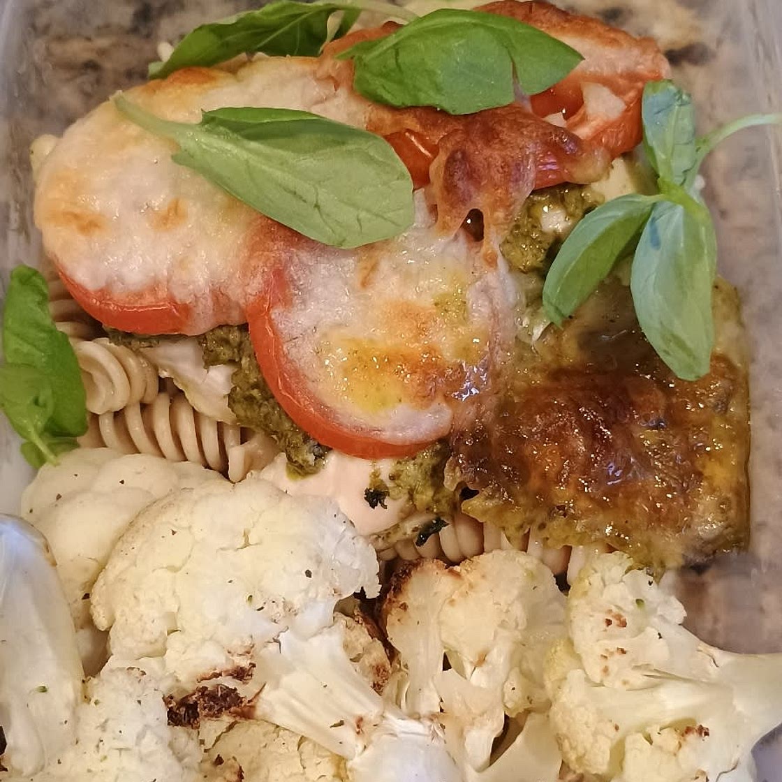 Pesto Chicken Bake