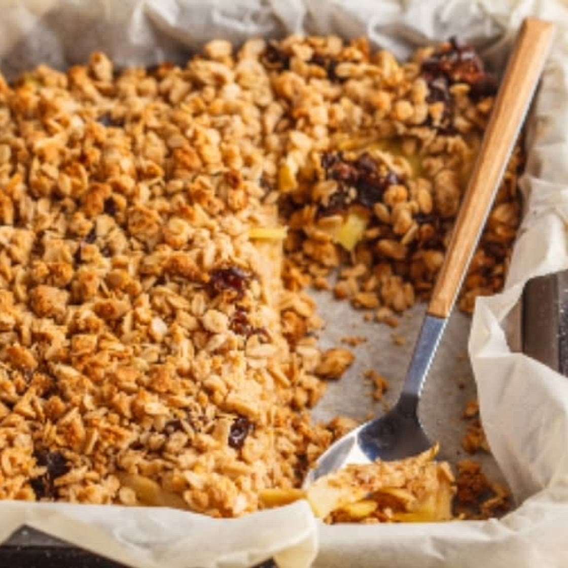 High Protein Apple Crumble