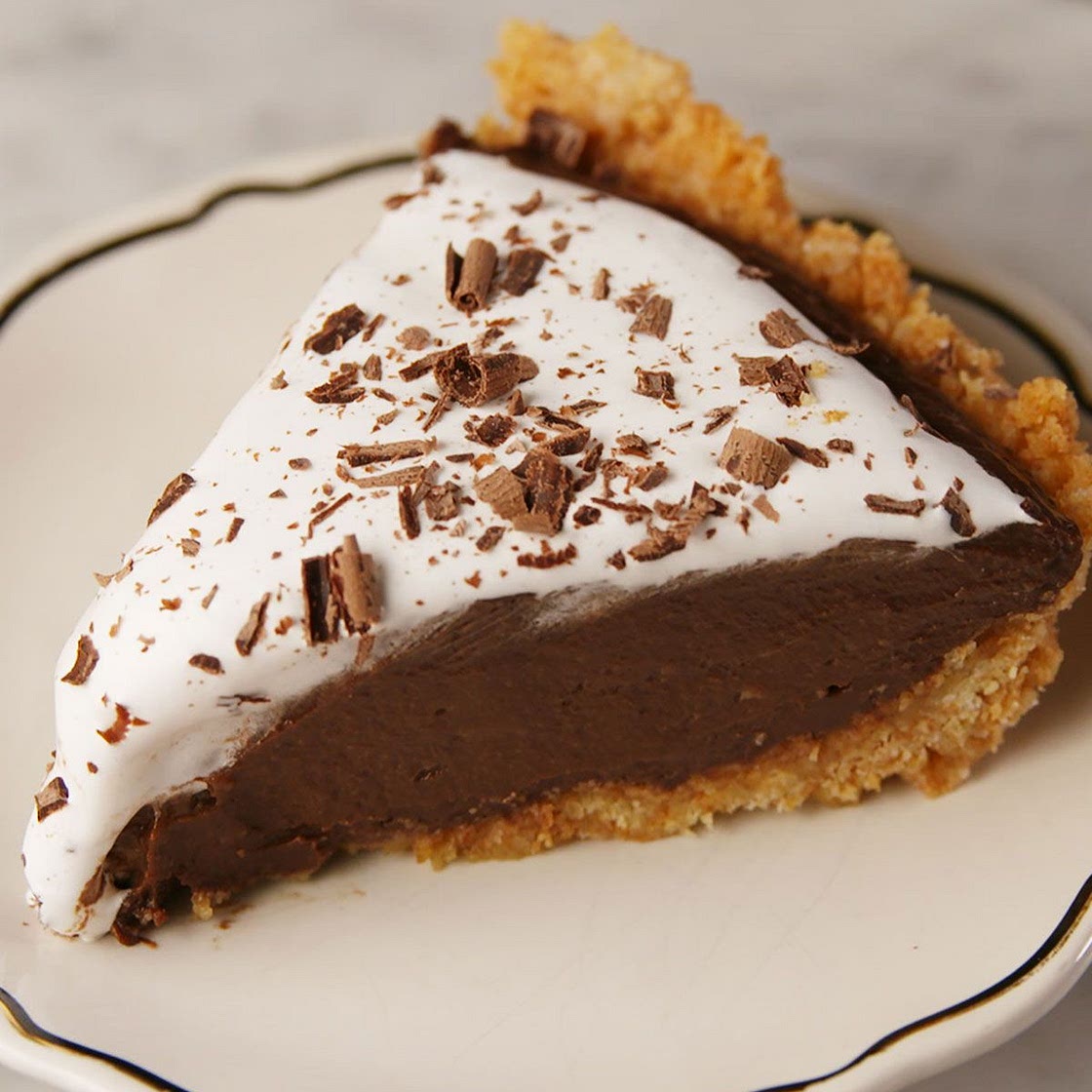 Mexican Hot Chocolate Pie