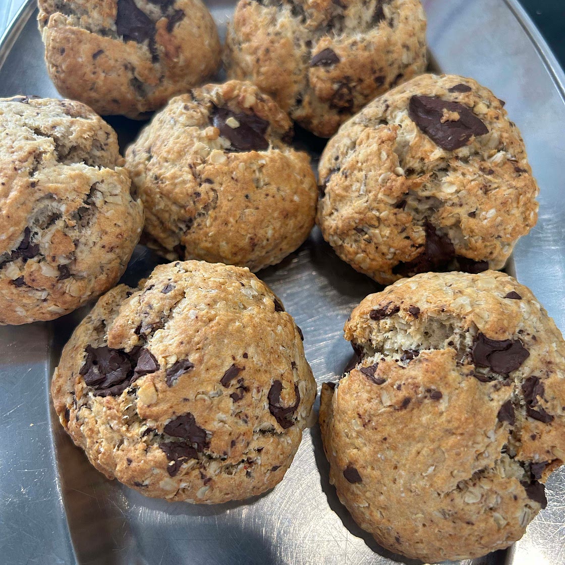Oat Chocolate Chip Cookies