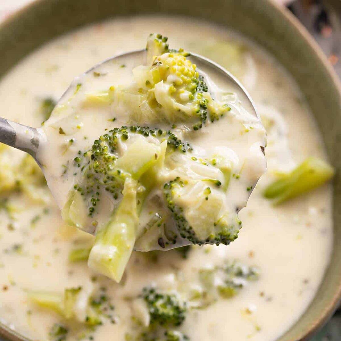 Broccoli Cheese Soup in a Crock Pot