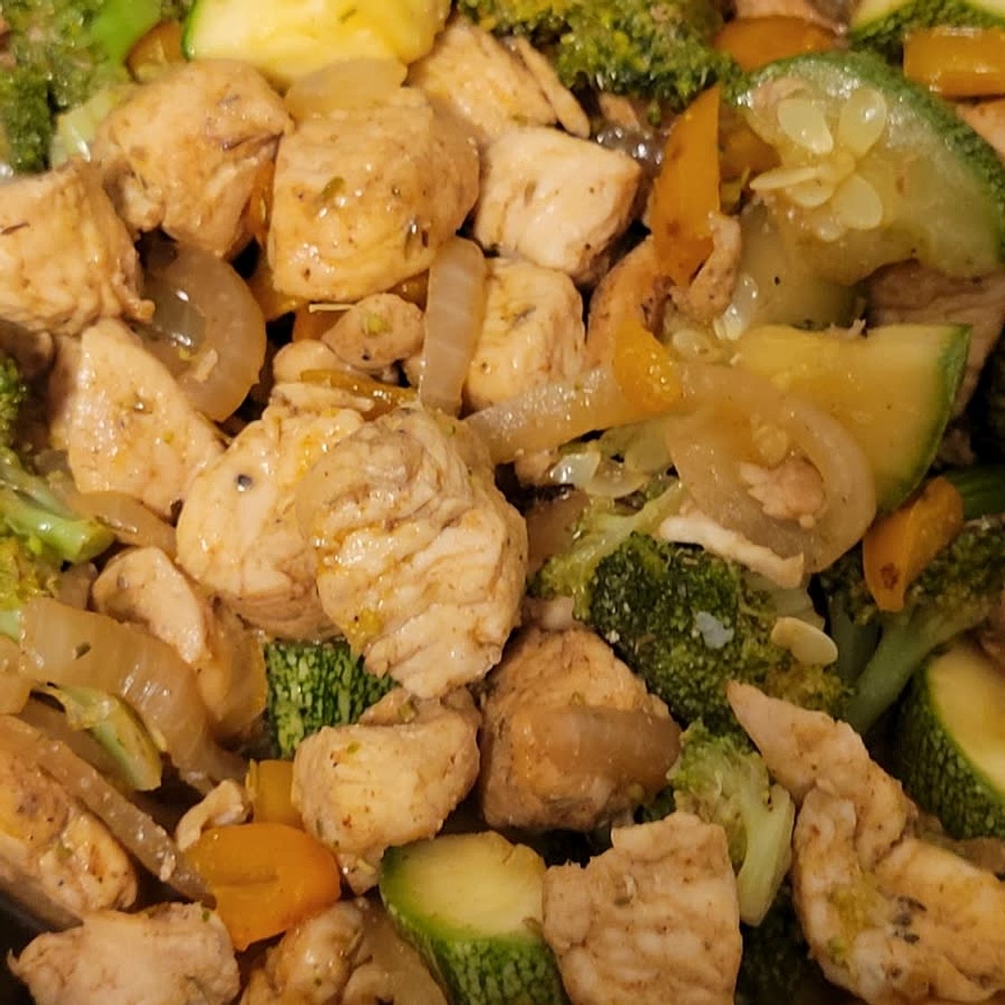 Chicken and Vegetables Skillet Recipe