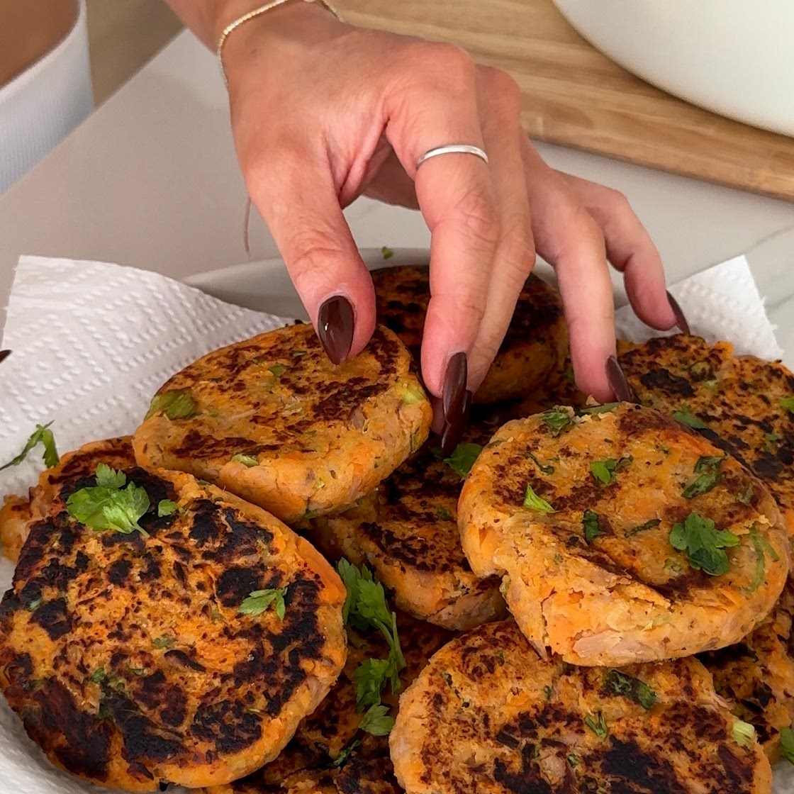 Sweet potato tuna patties