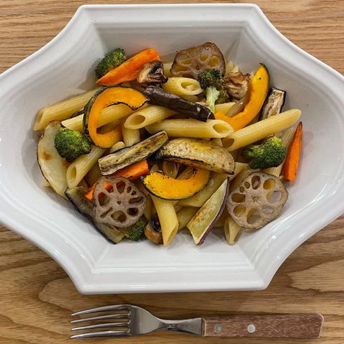 구운 야채 파스타🥦