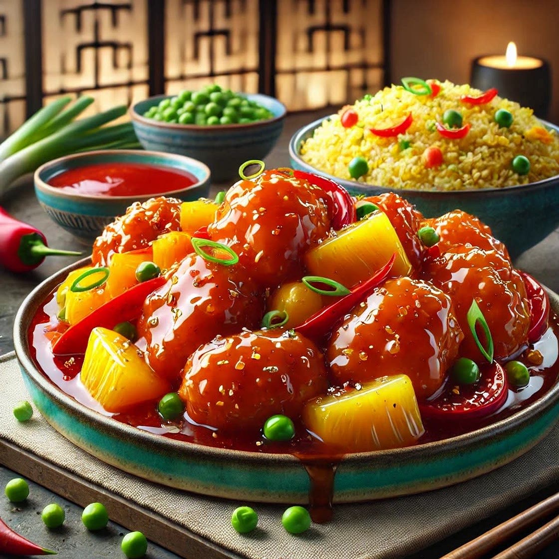 Sweet & Sour Chicken Hong Kong Style