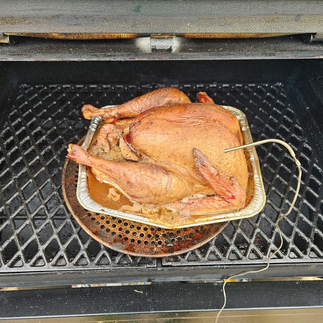 Turkey in a Smoker