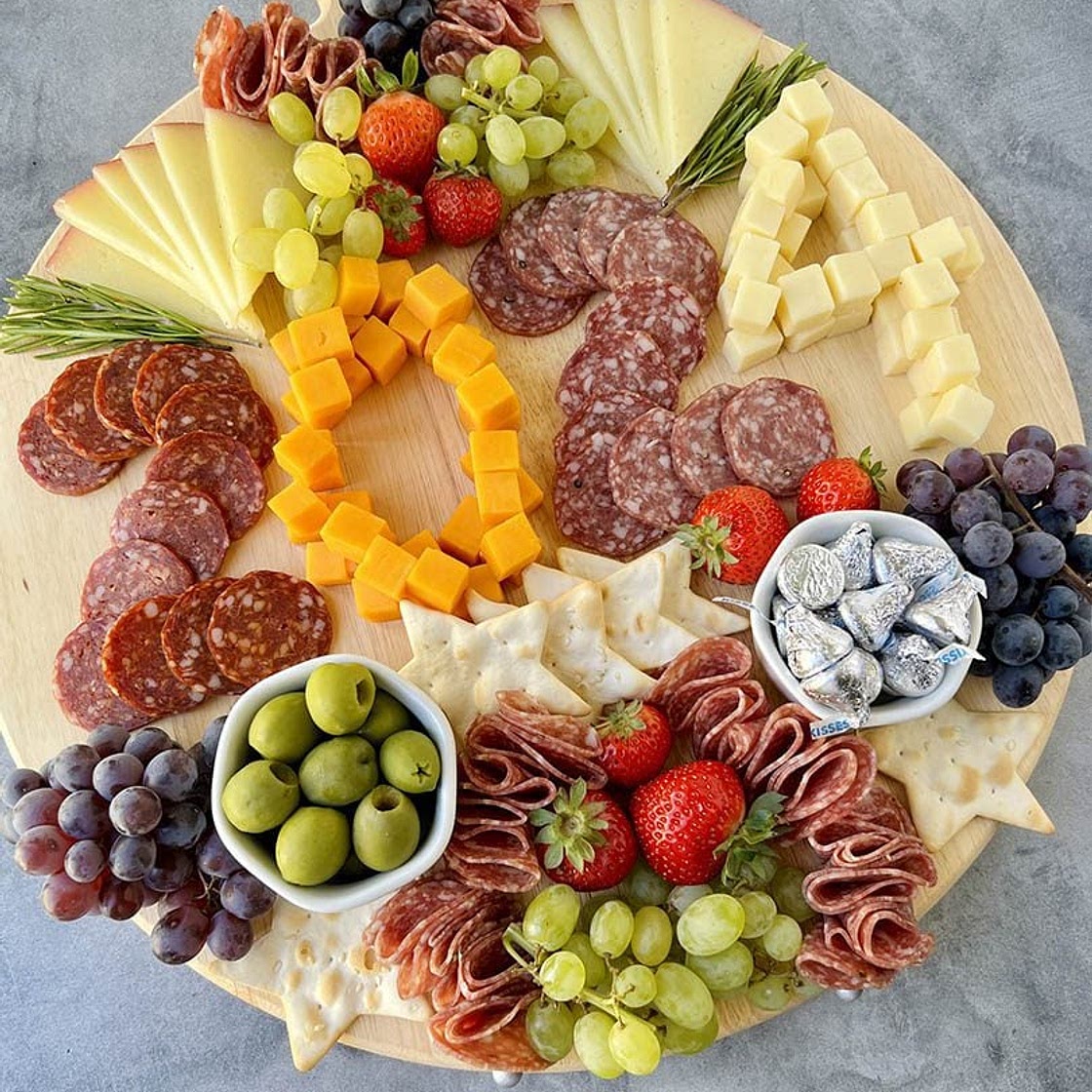 New Year's Eve Charcuterie Board