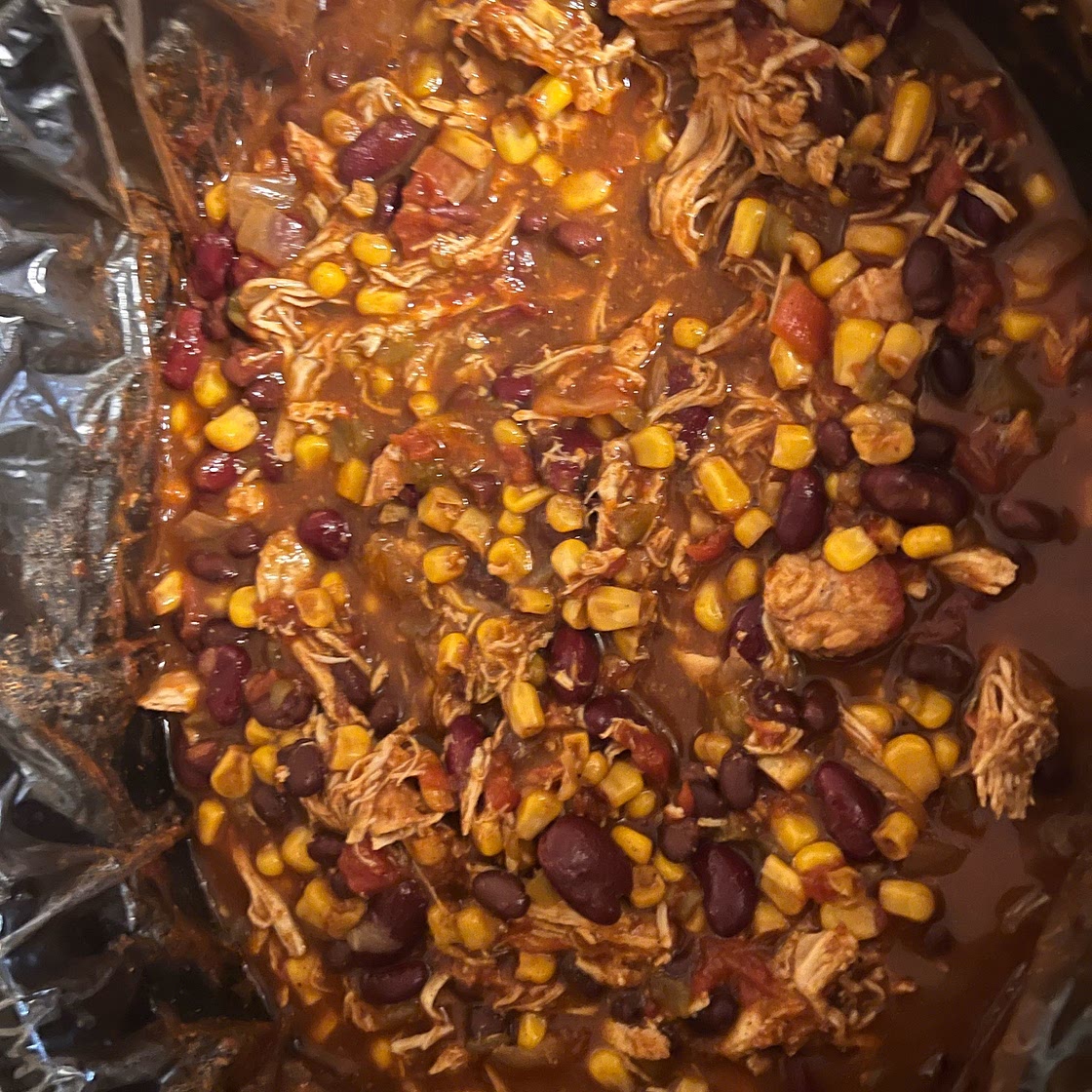 Crock Pot Chicken Taco Chili
