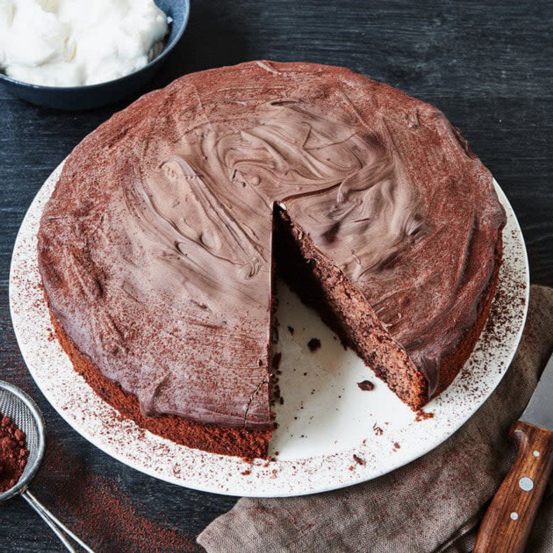 Einfacher Schokokuchen