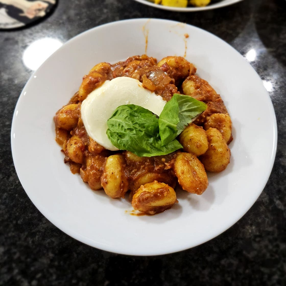 Chorizo & mozzarella gnocchi bake