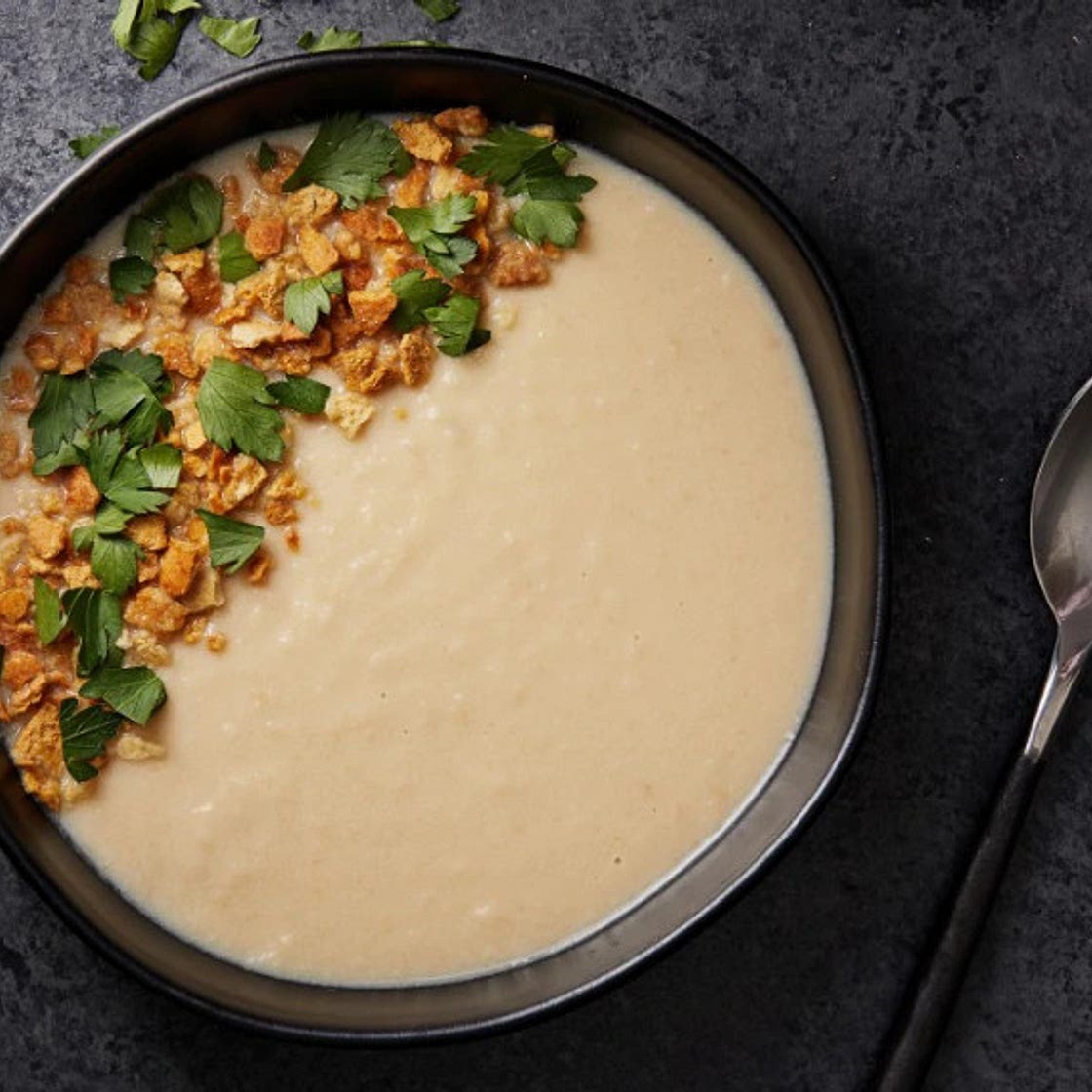 Creamy Celery Root Soup With Tahini - Ellie Krieger