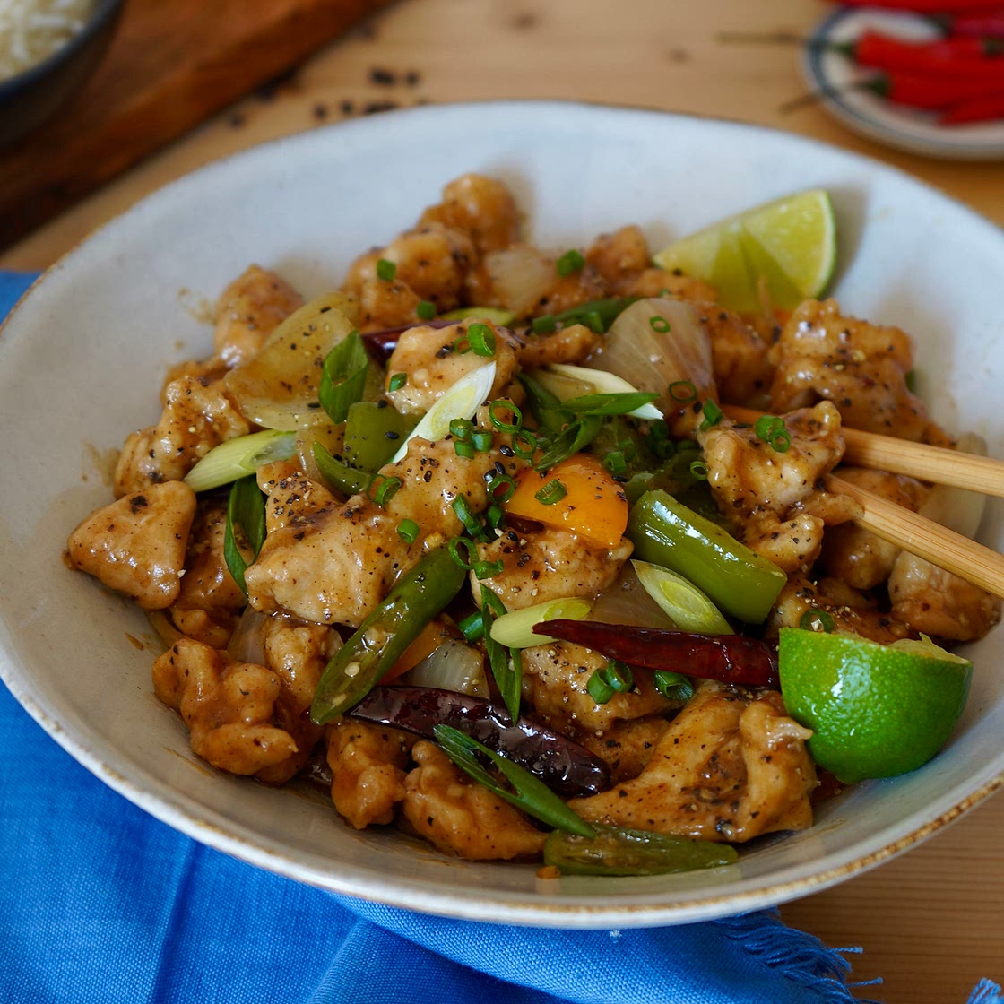 Black Pepper Chicken 