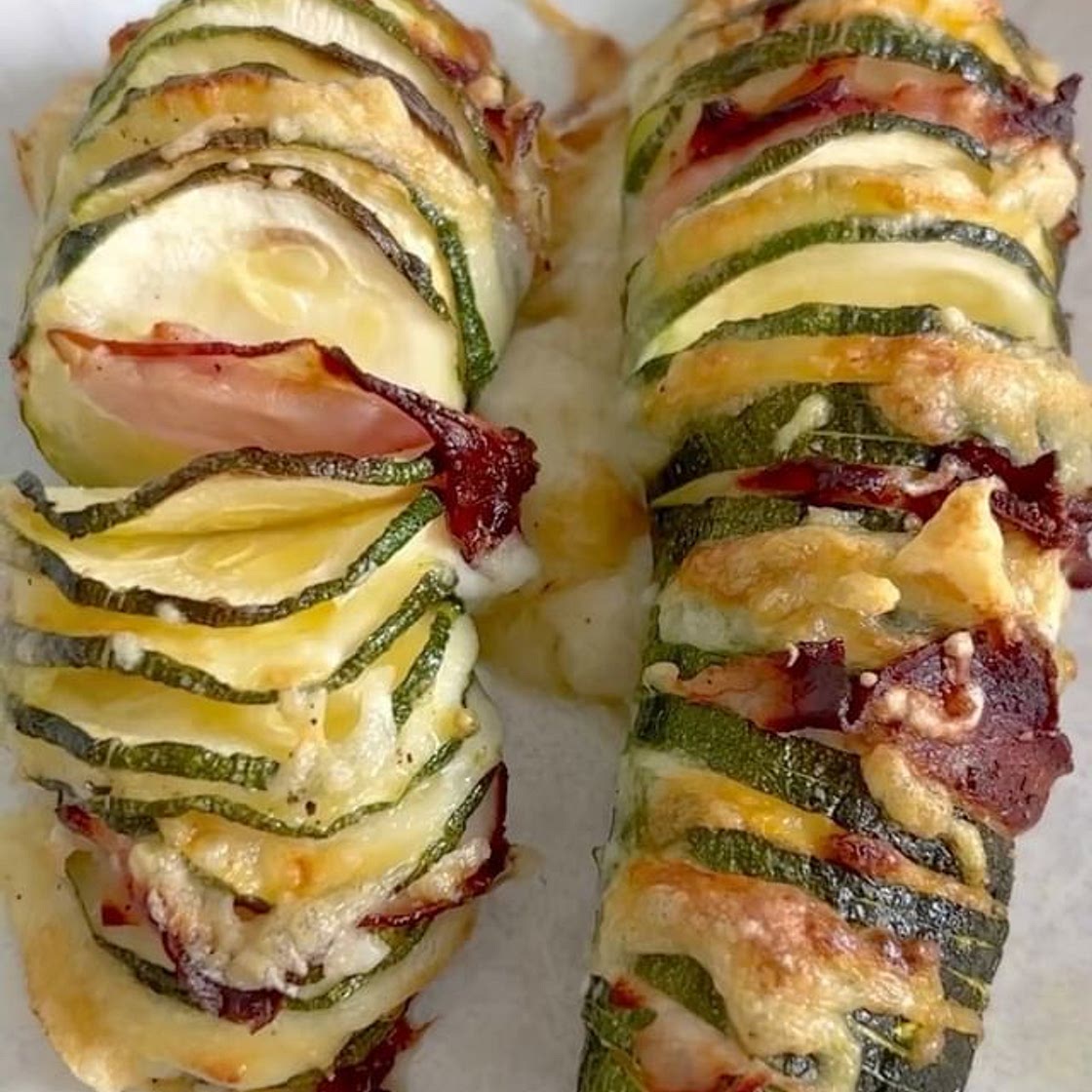 Courgettes hasselback 🧀