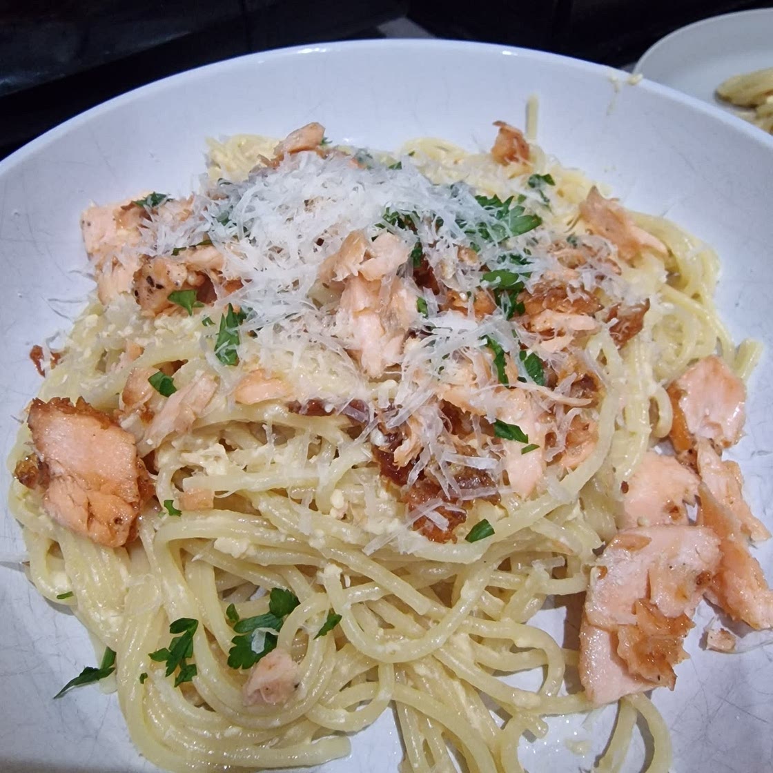 Salmon Carbonara