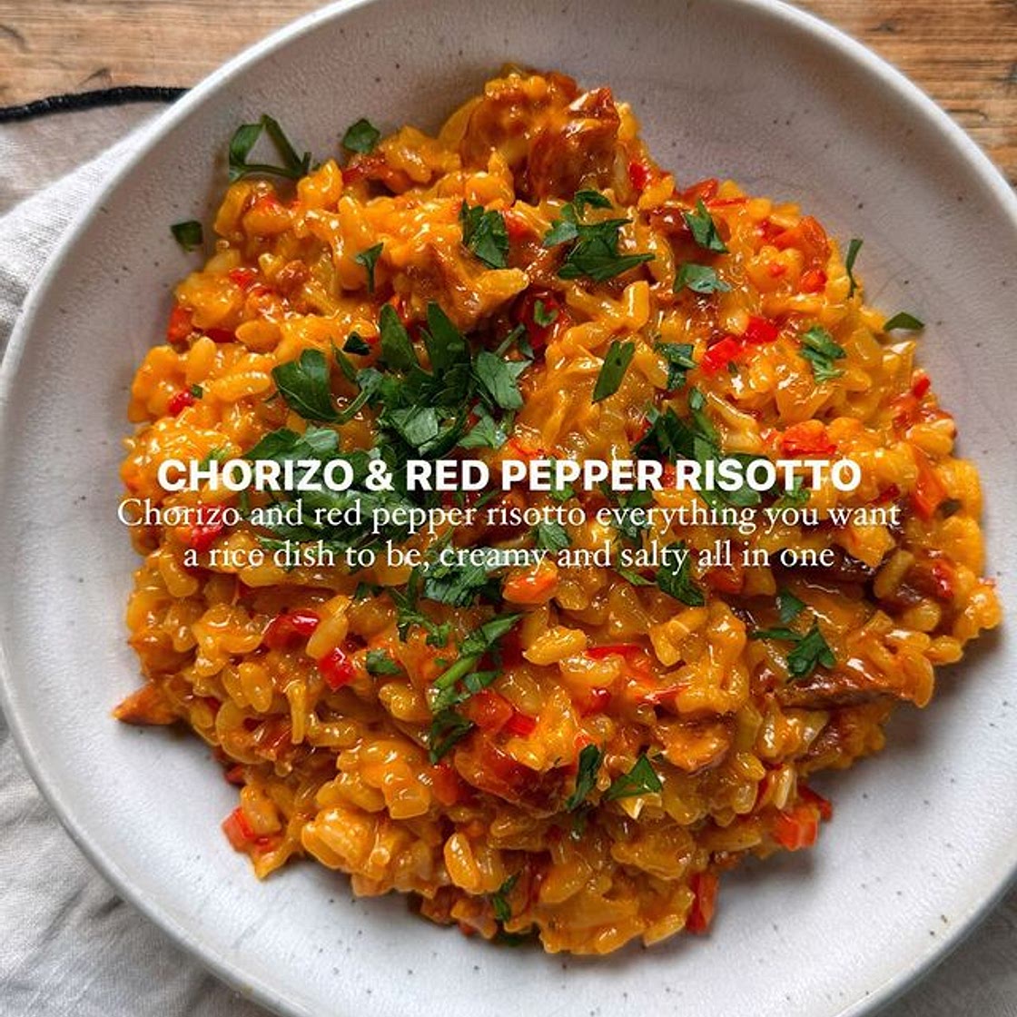 Chorizo and Red Pepper Risotto