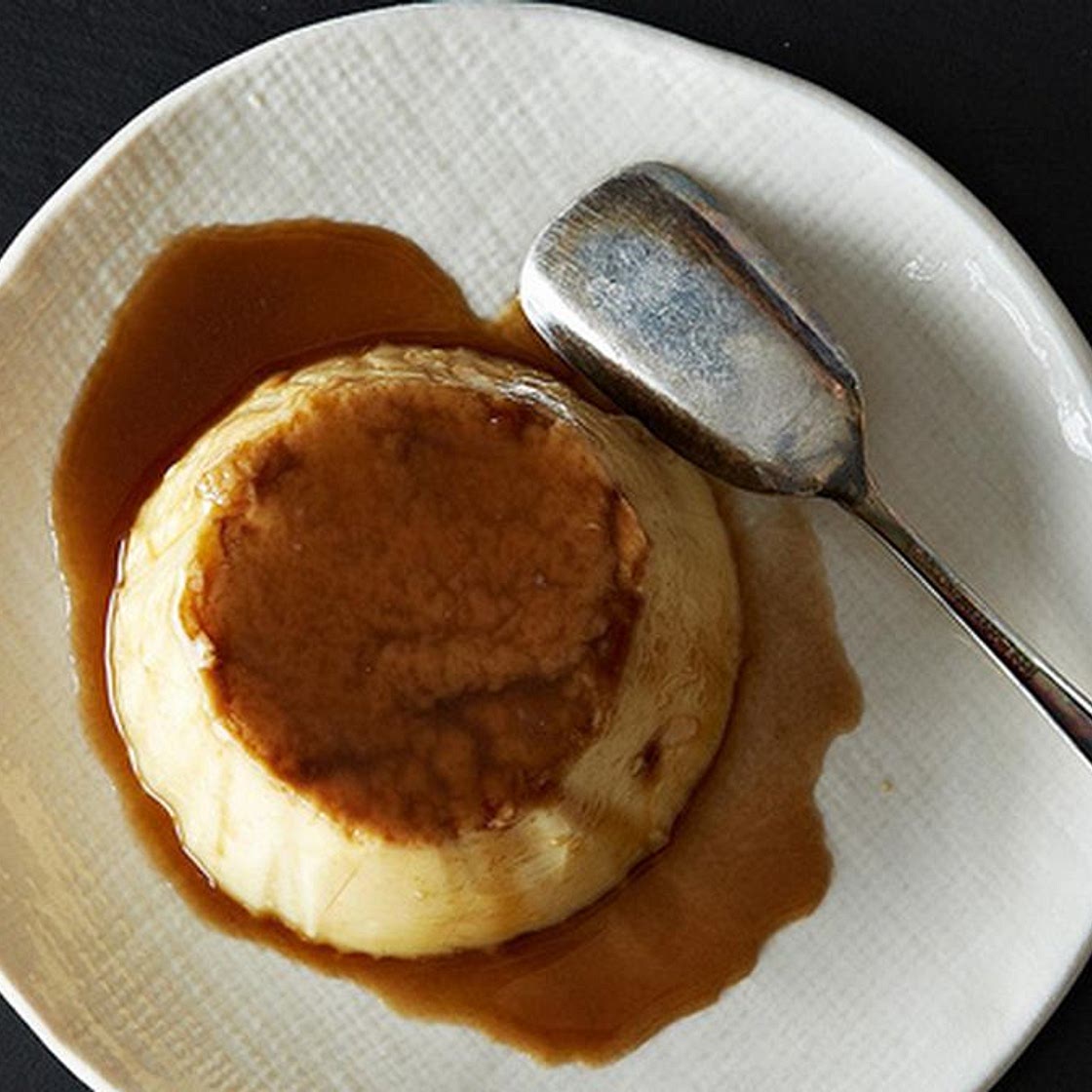 Flans with Muscovado Sauce