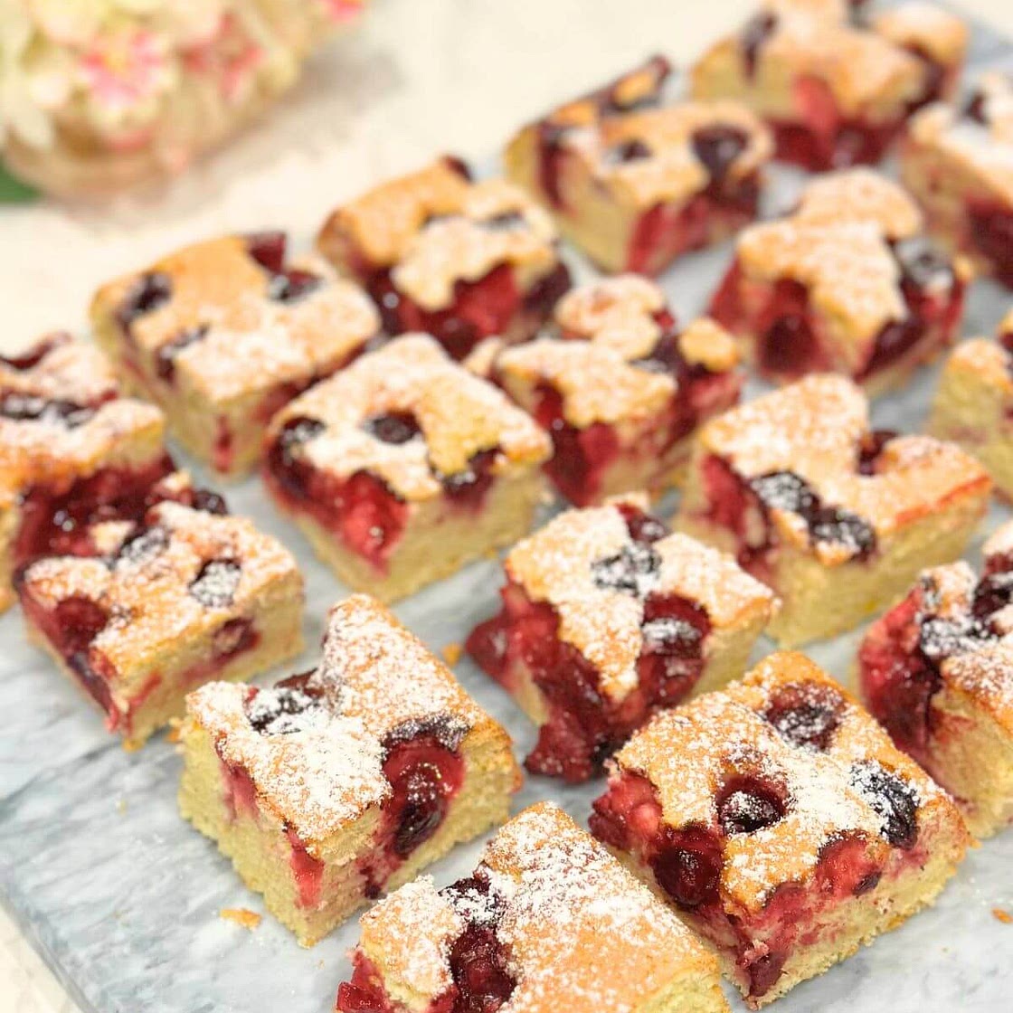 The BEST Morello Cherry Sponge Cake