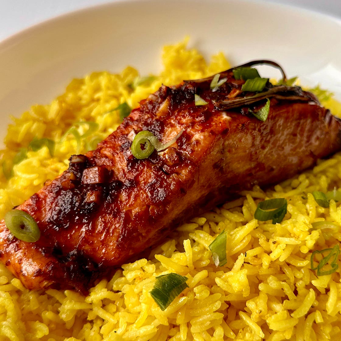 Sticky Honey Salmon 