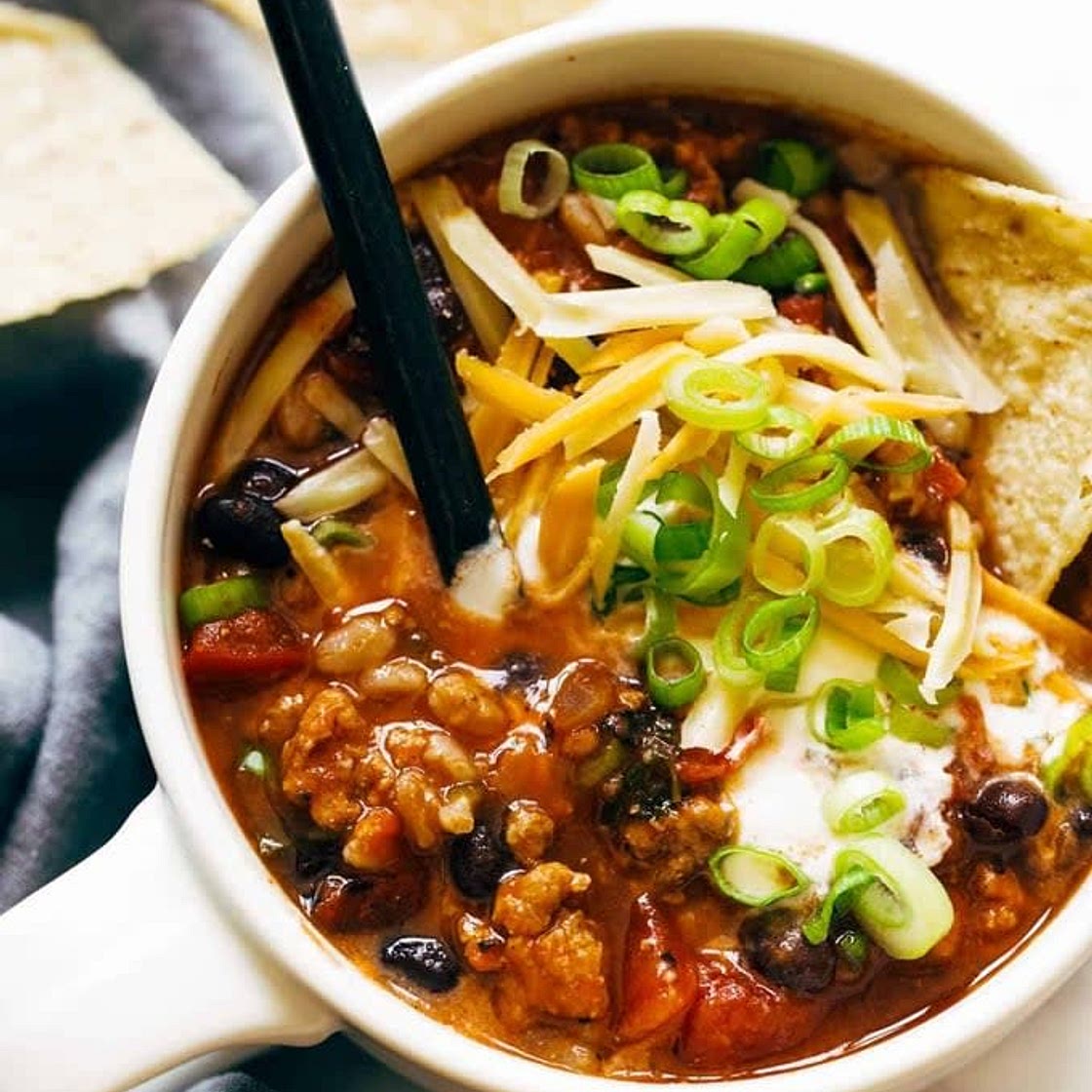 SPICY ANCHO TURKEY CHILI