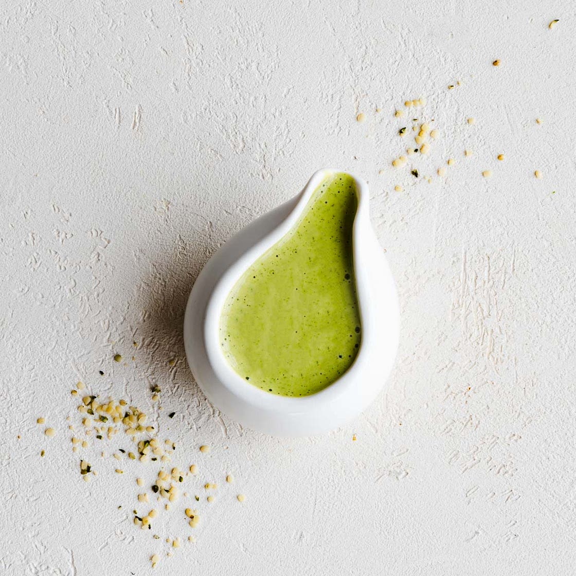 5-minute Hemp Seed Dressing (oil-free)