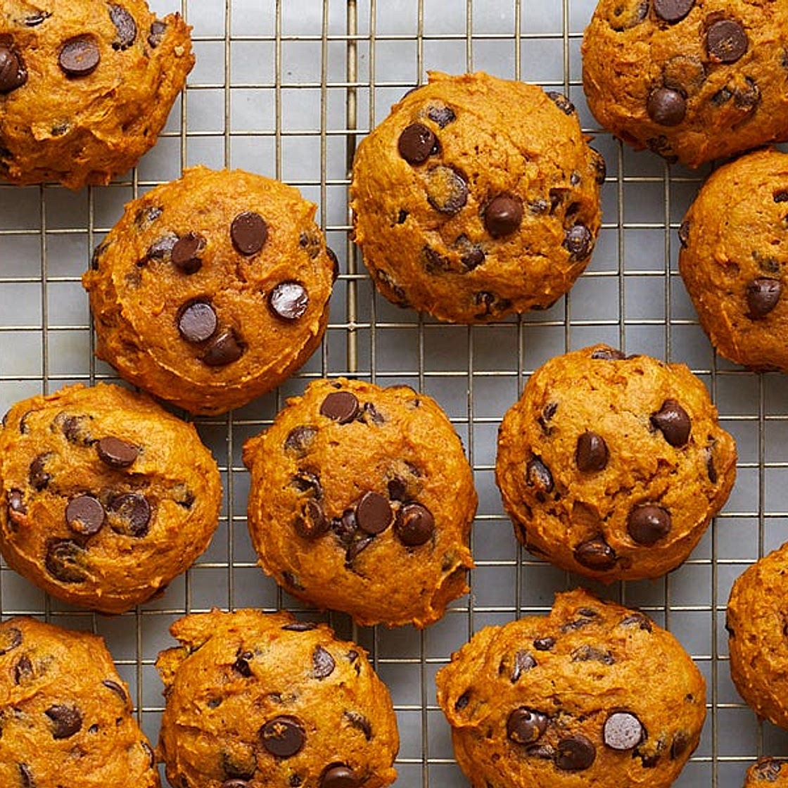 Pumpkin Chocolate Chip Cookies
