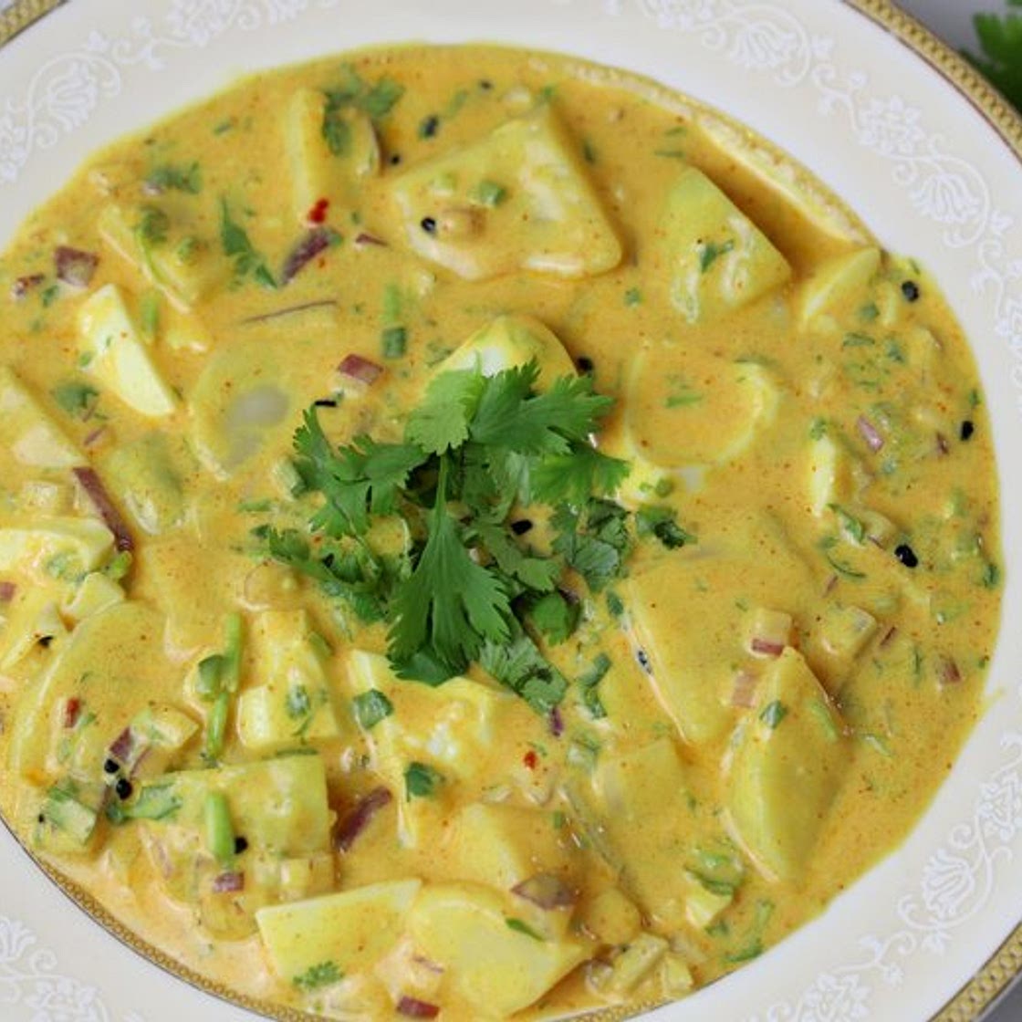 Chukauni - Nepali Potato Yogurt Salad