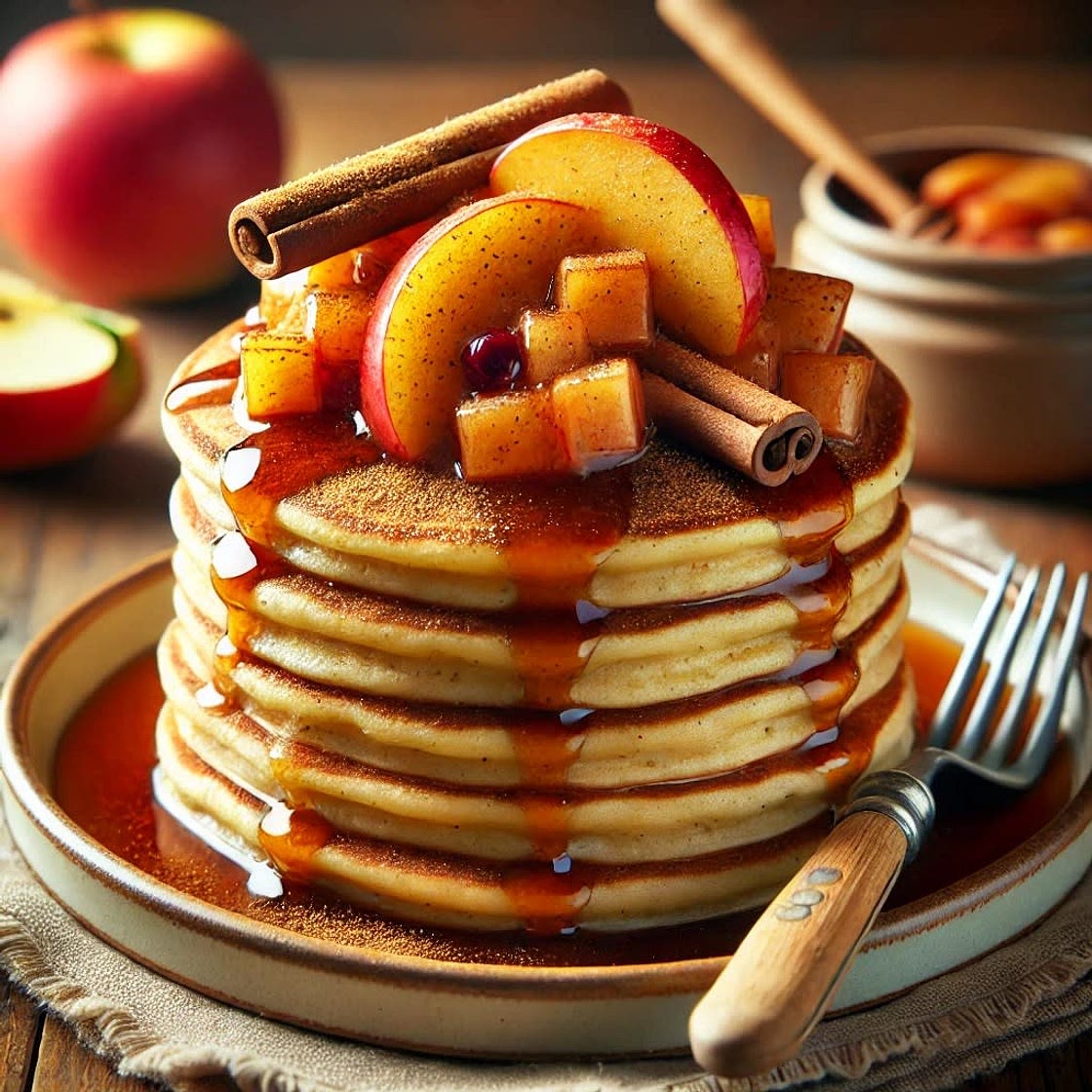 Apple Cinnamon Pancakes 