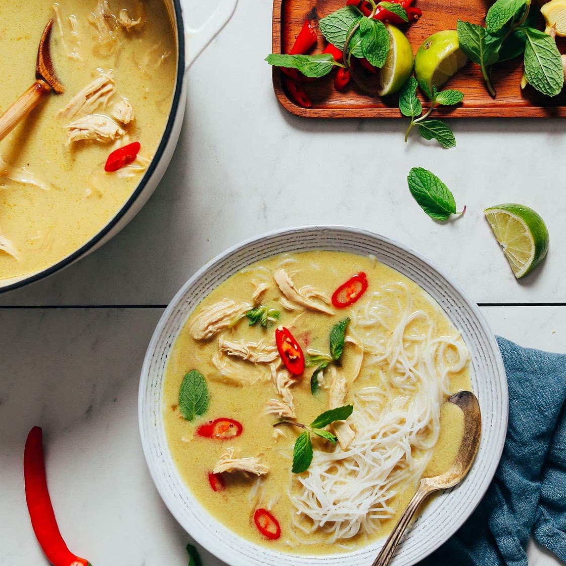 Thai-Inspired Chicken Noodle Soup