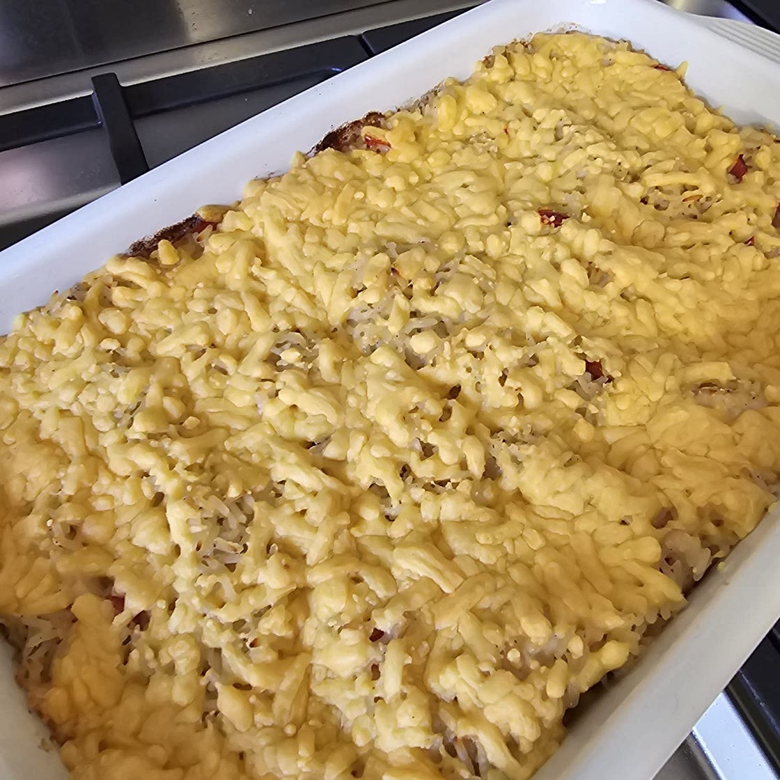 Cheesy Chicken & Rice Bake