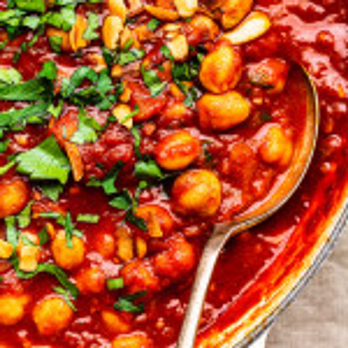 Harissa chickpea stew