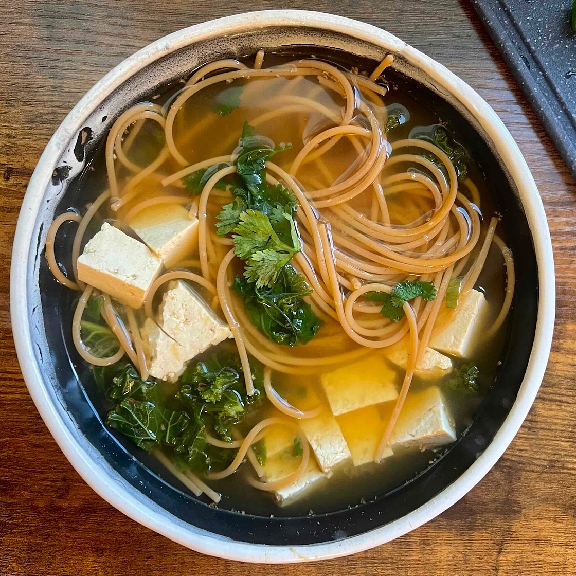 Loaded Miso Soup (one pot, one serving, 15 min)