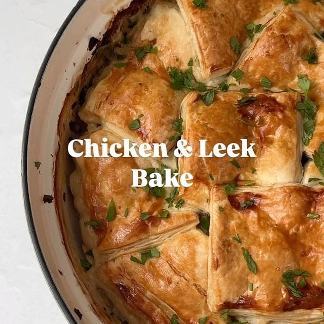 Chicken &amp; Leek Pie