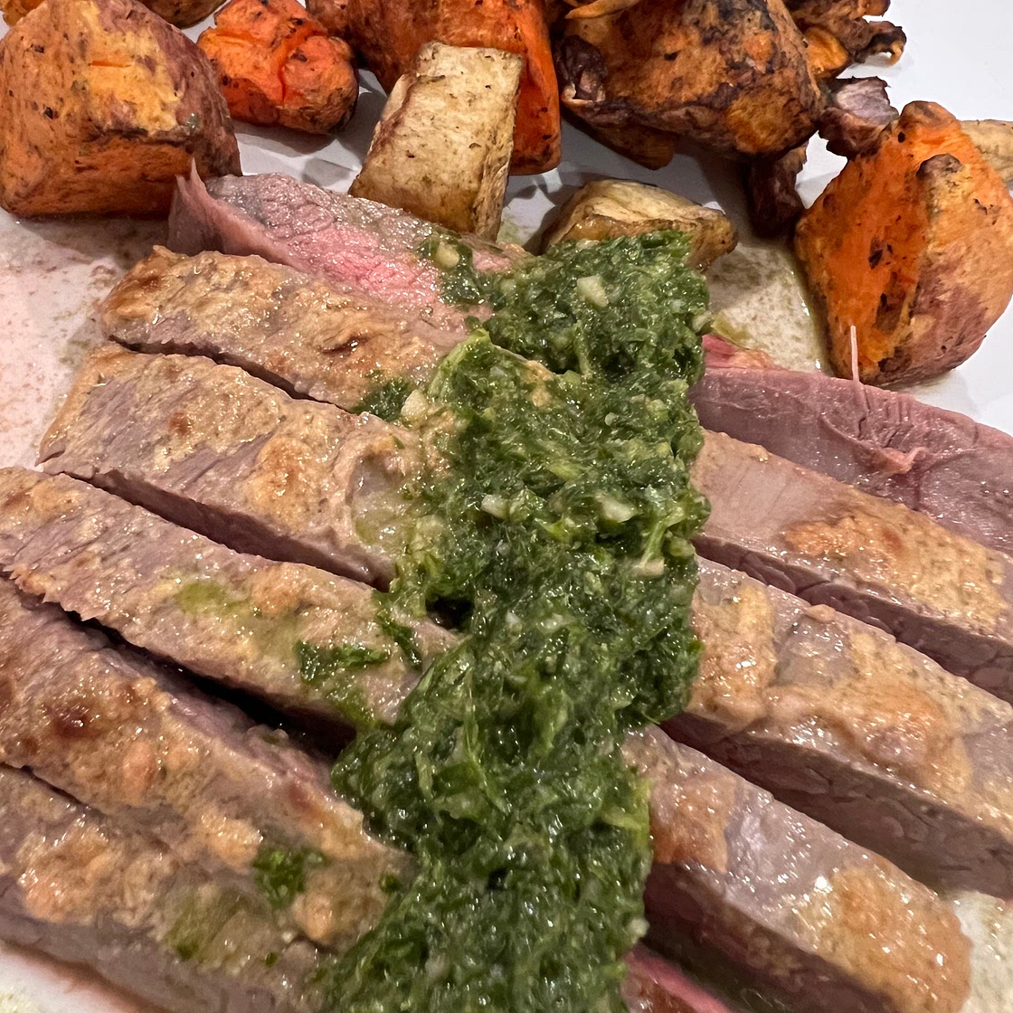Flank Steak with Chimichurri
