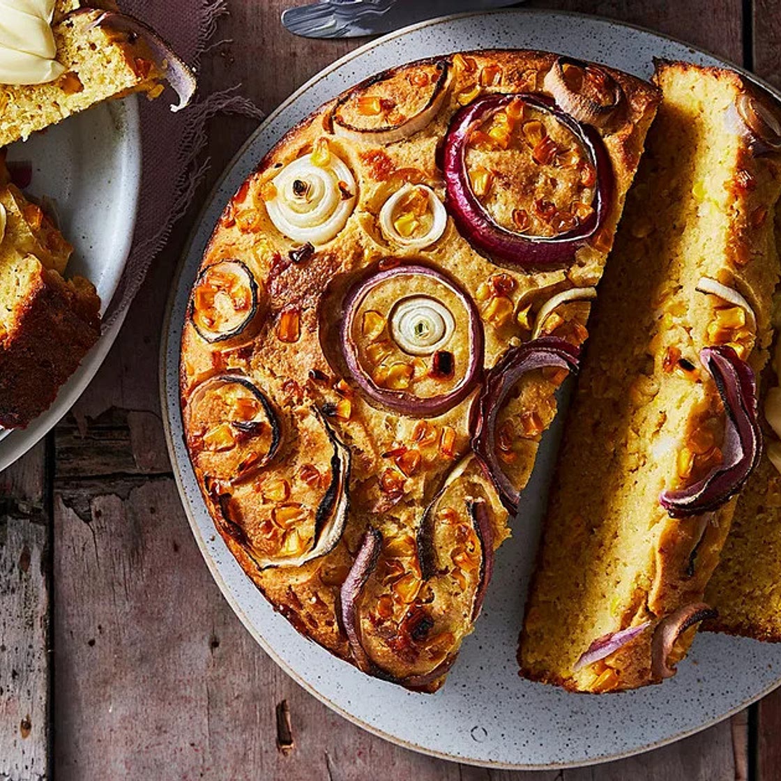 Cheese and corn polenta loaf Recipe | Better Homes and Gardens