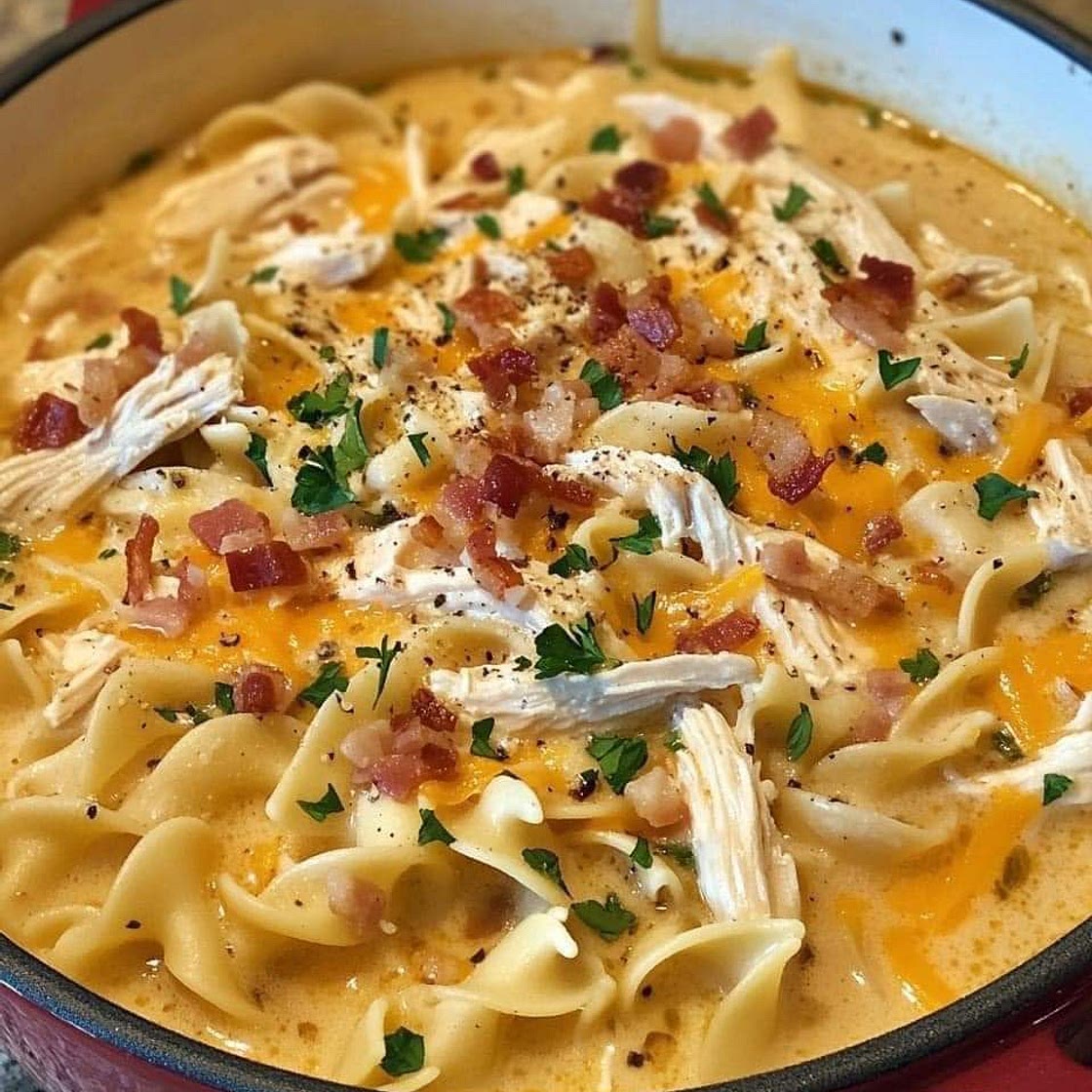 Crack Chicken Noodle Soup