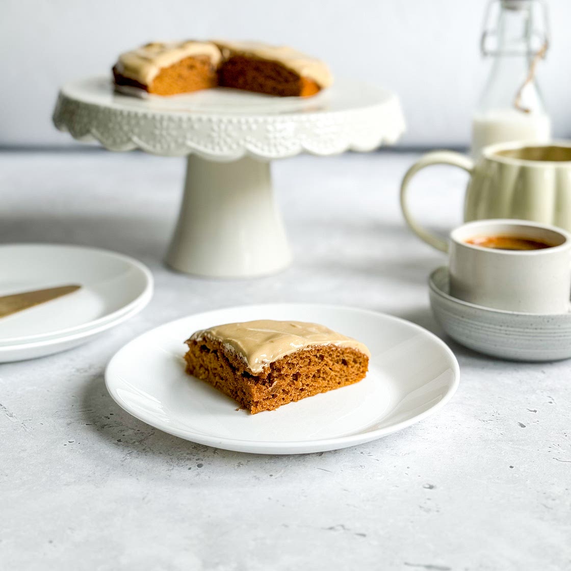 83 calorie pumpkin spice latte cake