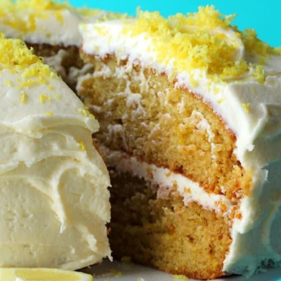 Vegan Lemon Cake (GF)