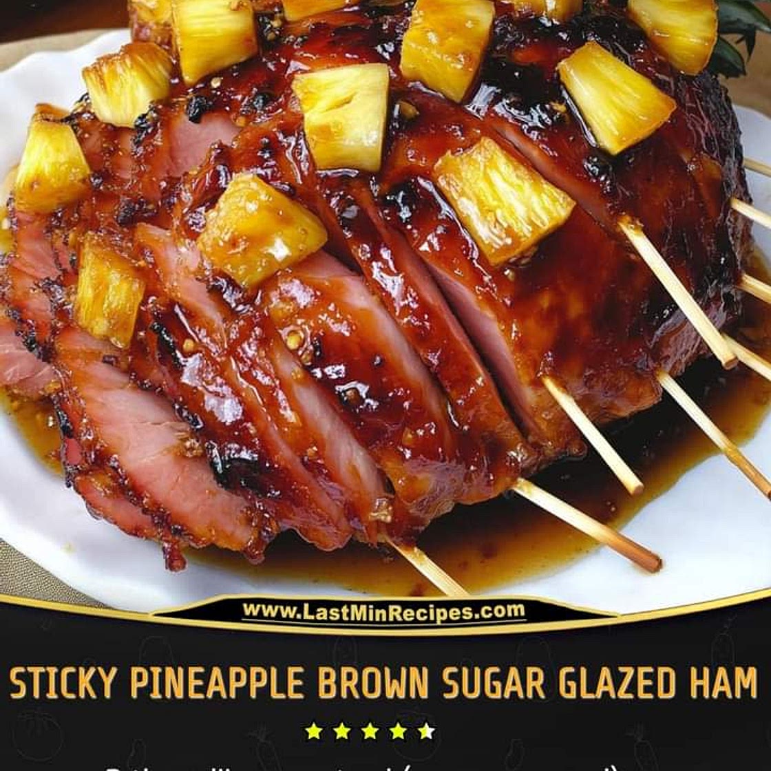 Sticky Pineapple Glazed Gammon