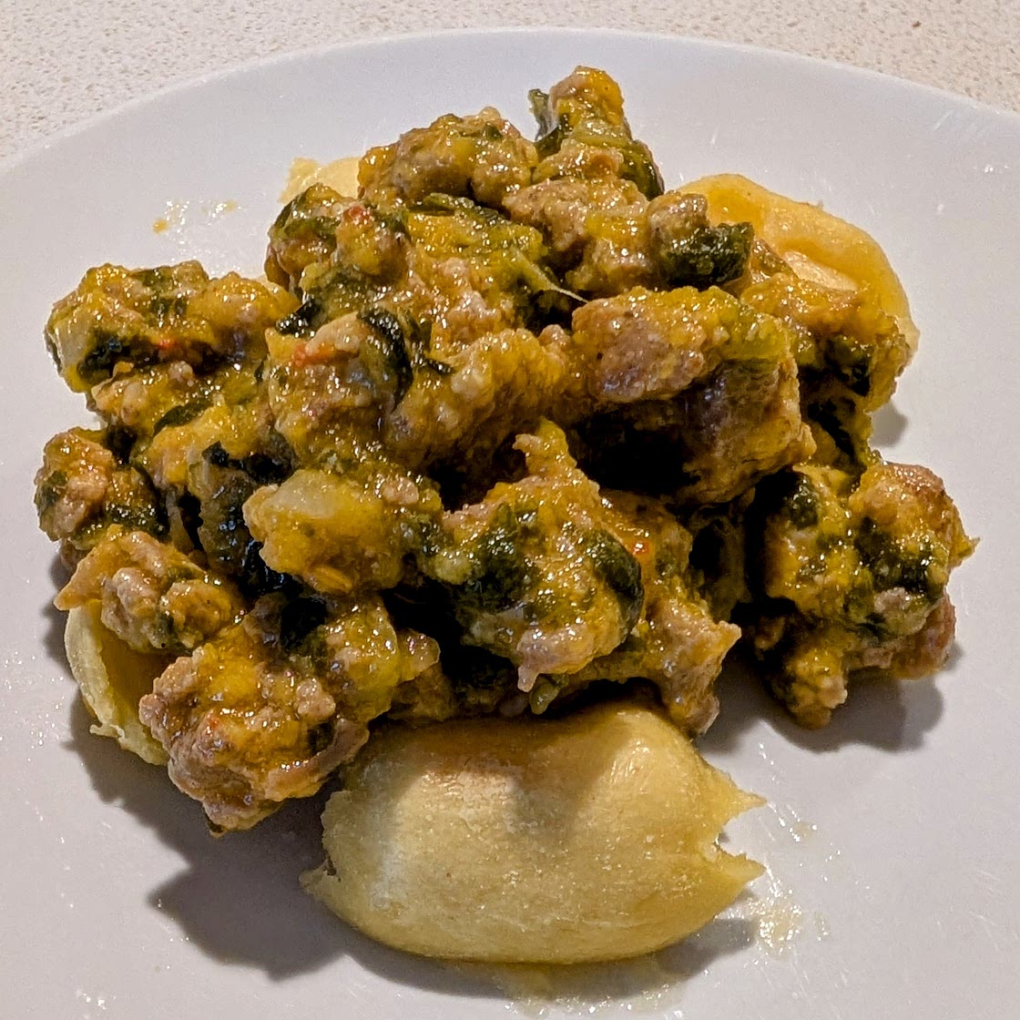 Sausage, Spinach, Butternut Squash Gnocchi