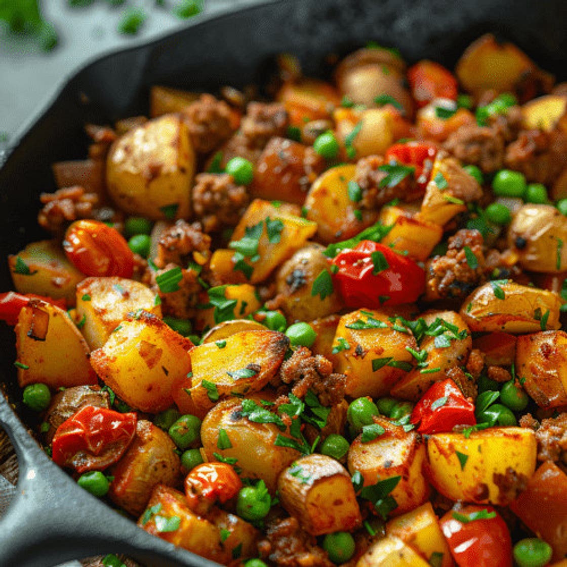 Papas con Chorizo