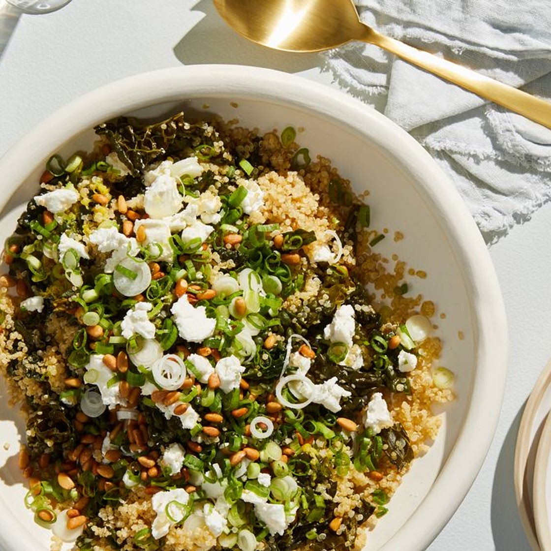 One-Pot Kale & Quinoa Pilaf